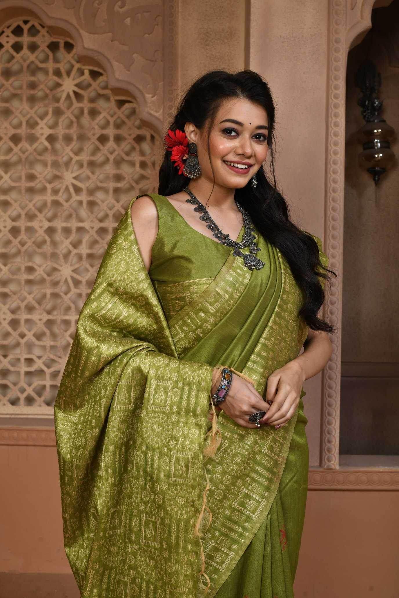 Silk Handloom Saree - MYLUXURY LANE ENTERPRISE