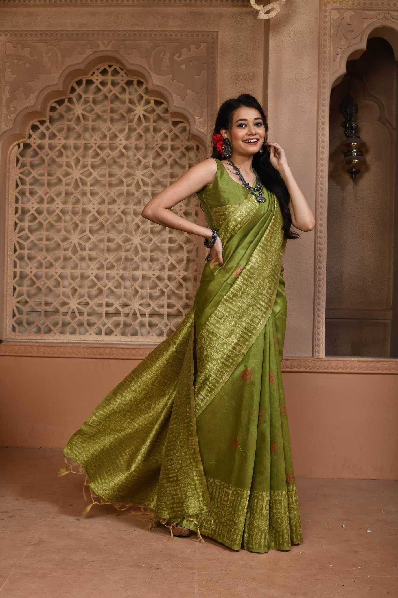 Silk Handloom Saree - MYLUXURY LANE ENTERPRISE