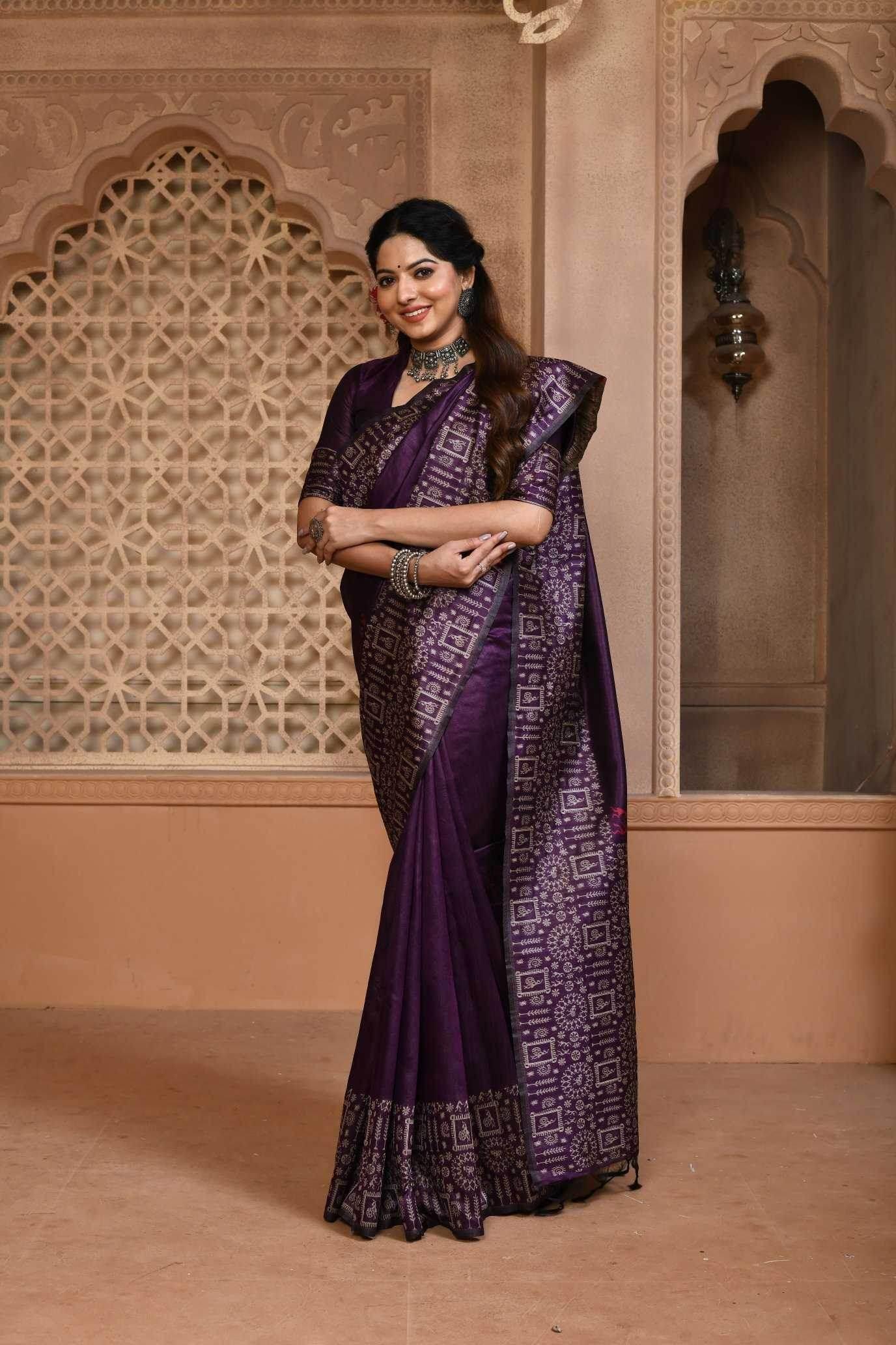 Silk Handloom Saree - MYLUXURY LANE ENTERPRISE