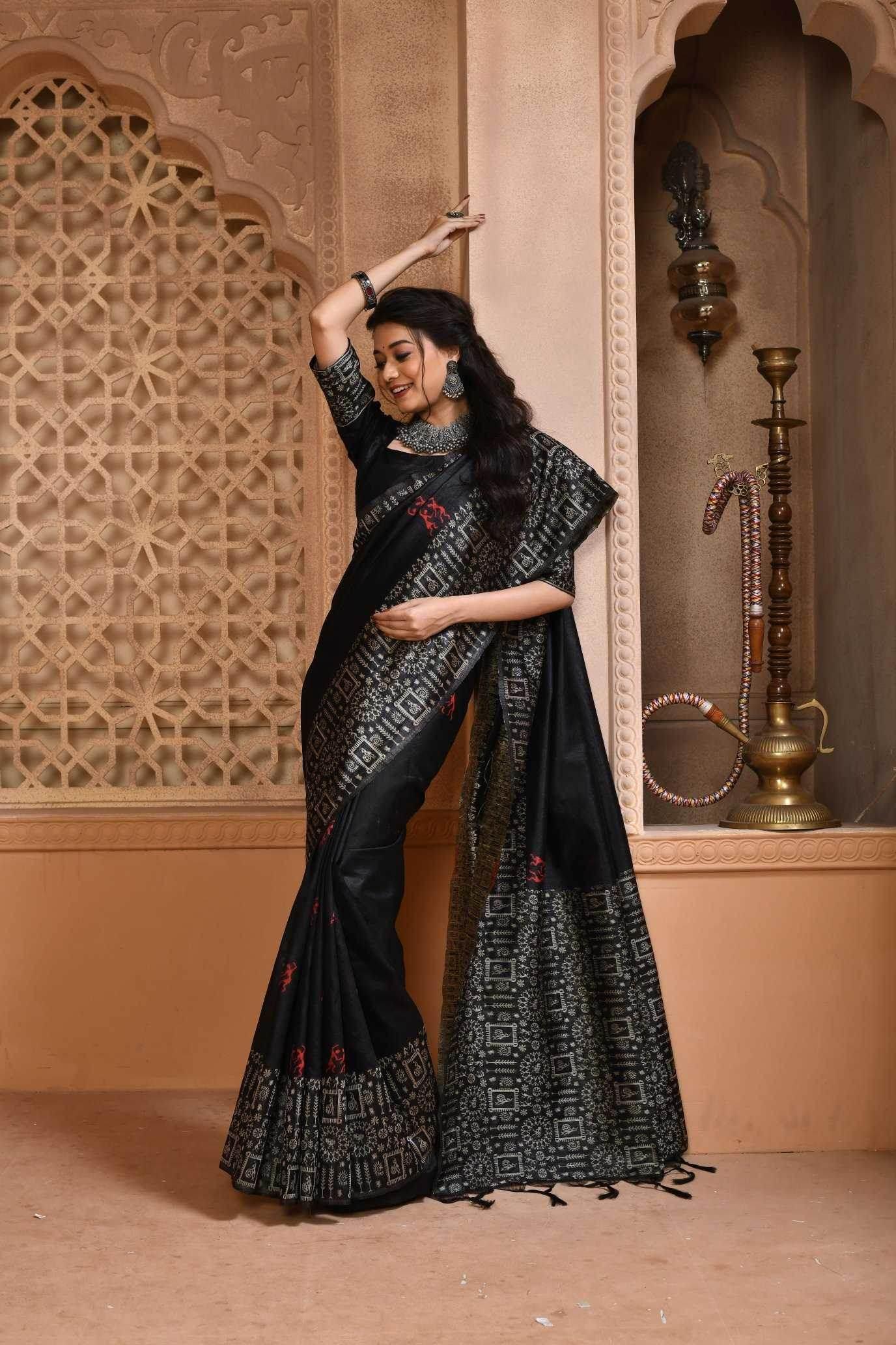 Silk Handloom Saree - MYLUXURY LANE ENTERPRISE