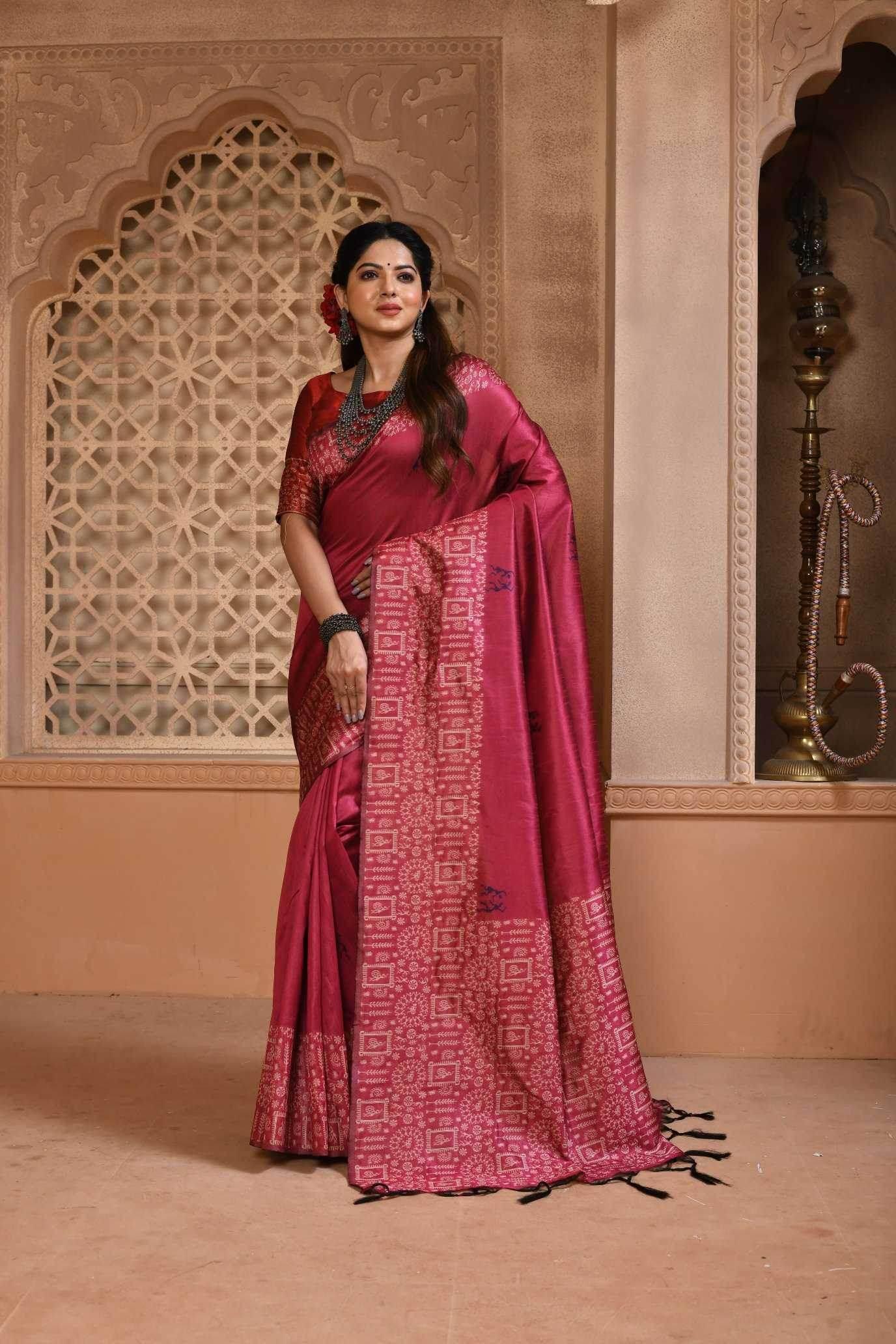 Silk Handloom Saree - MYLUXURY LANE ENTERPRISE
