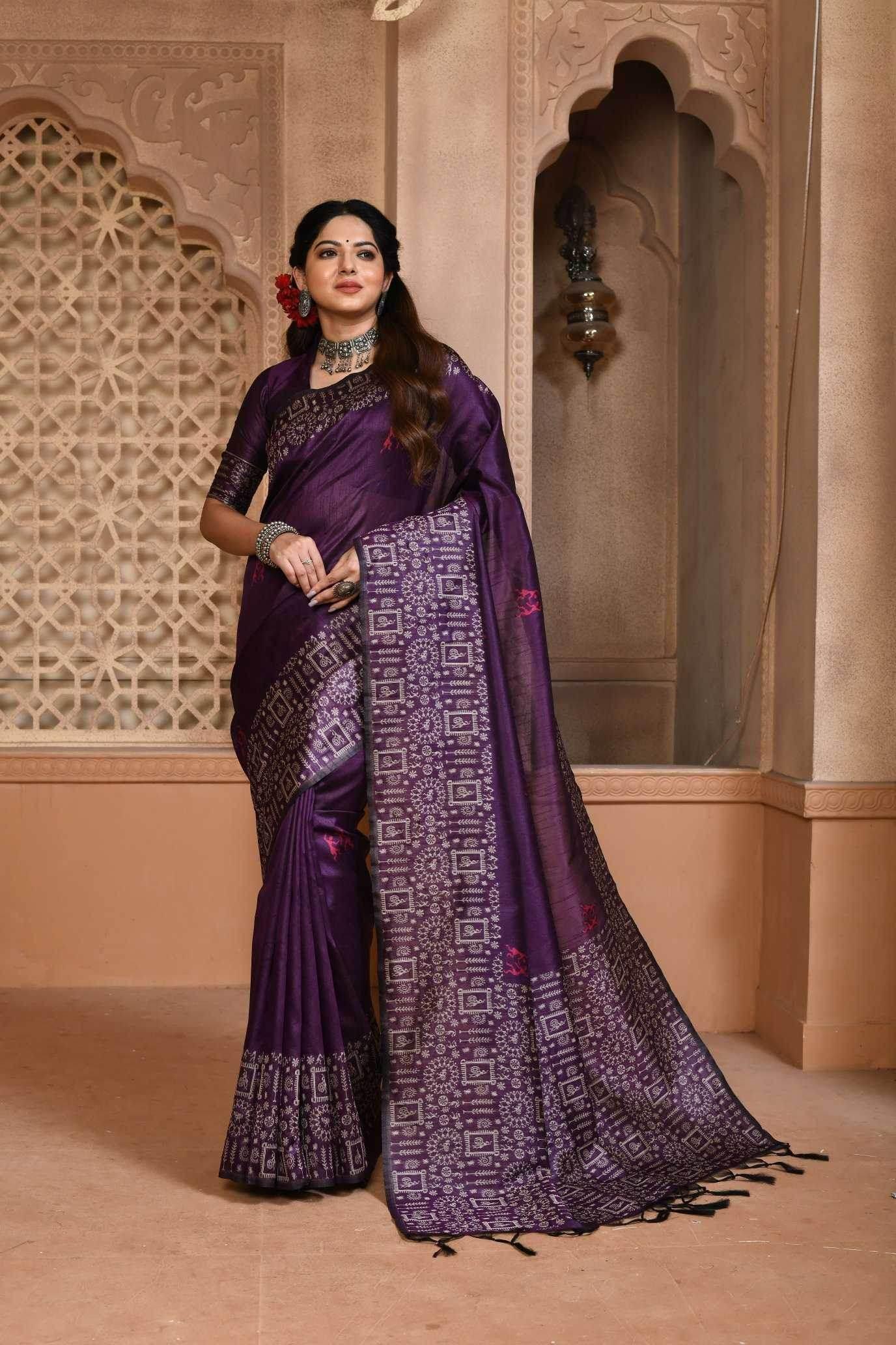 Silk Handloom Saree - MYLUXURY LANE ENTERPRISE