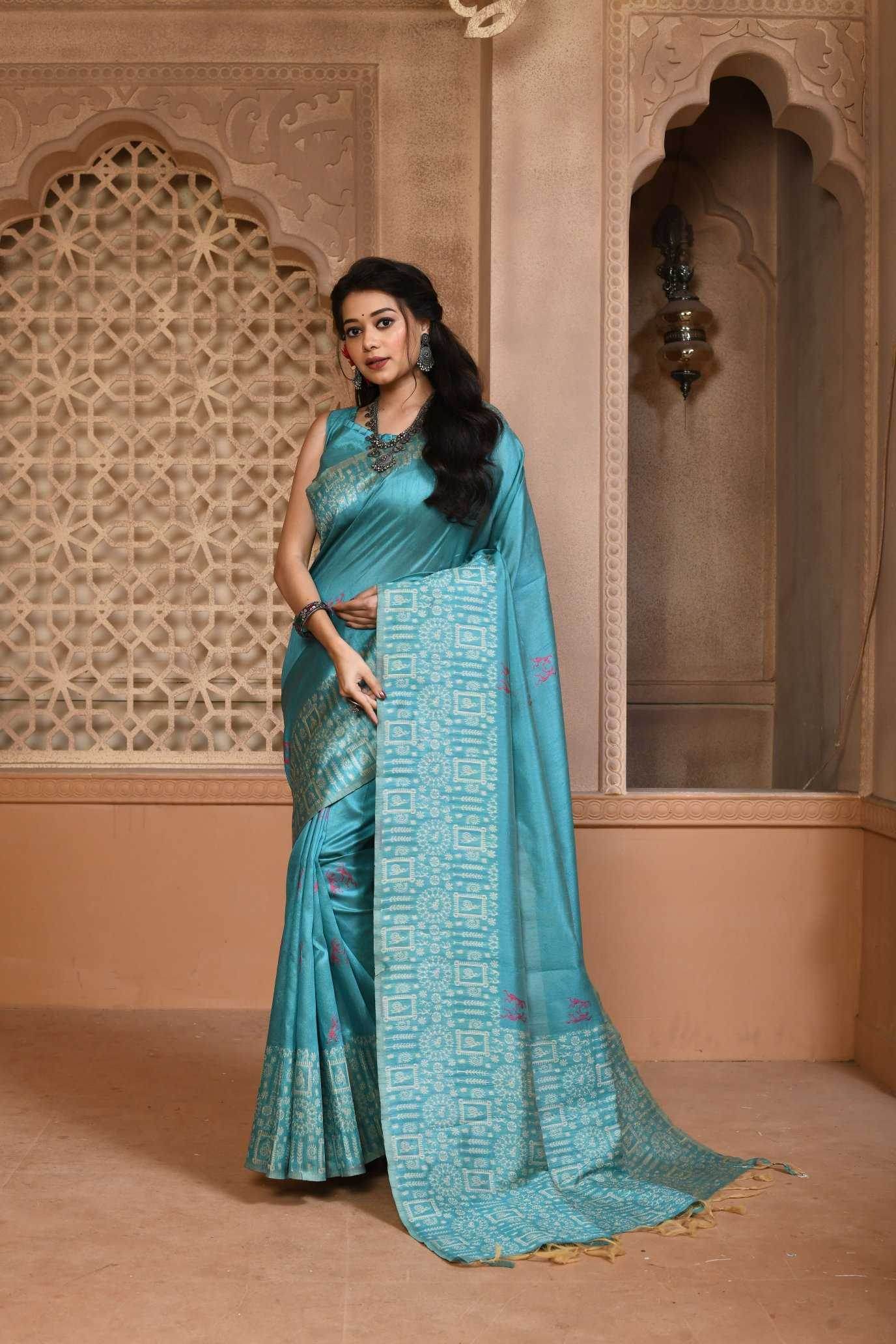 Silk Handloom Saree - MYLUXURY LANE ENTERPRISE