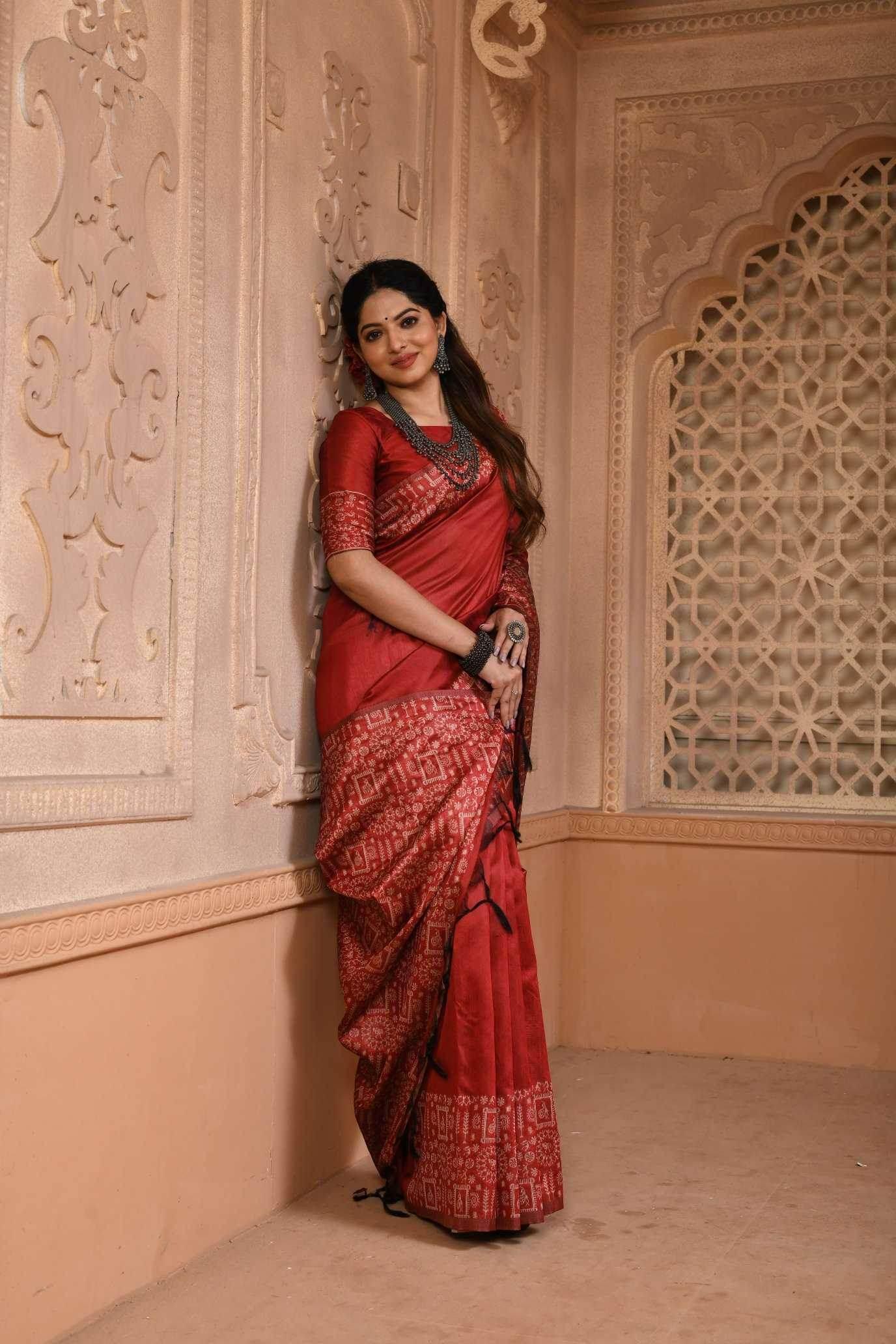 Silk Handloom Saree - MYLUXURY LANE ENTERPRISE