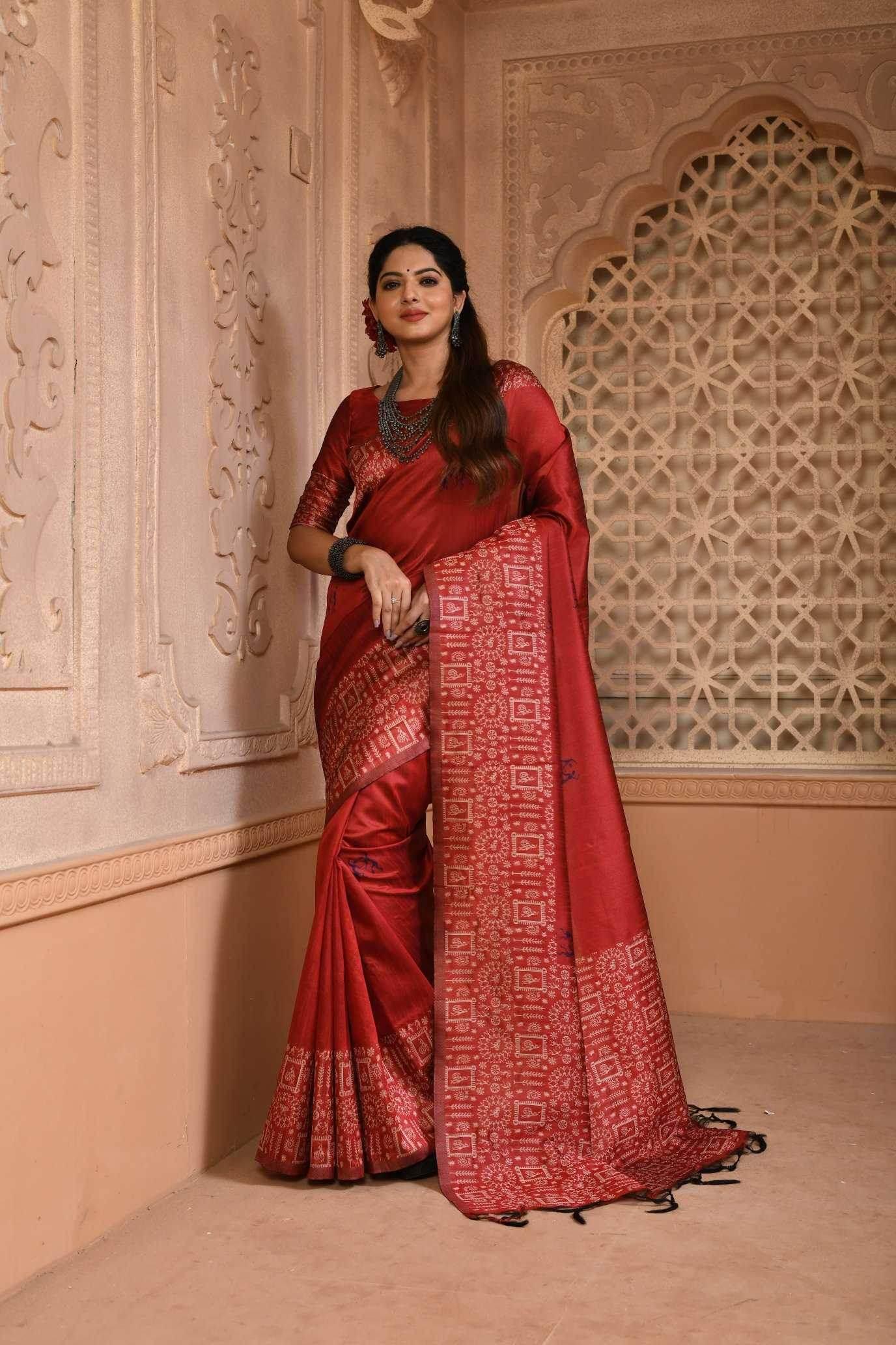 Silk Handloom Saree - MYLUXURY LANE ENTERPRISE
