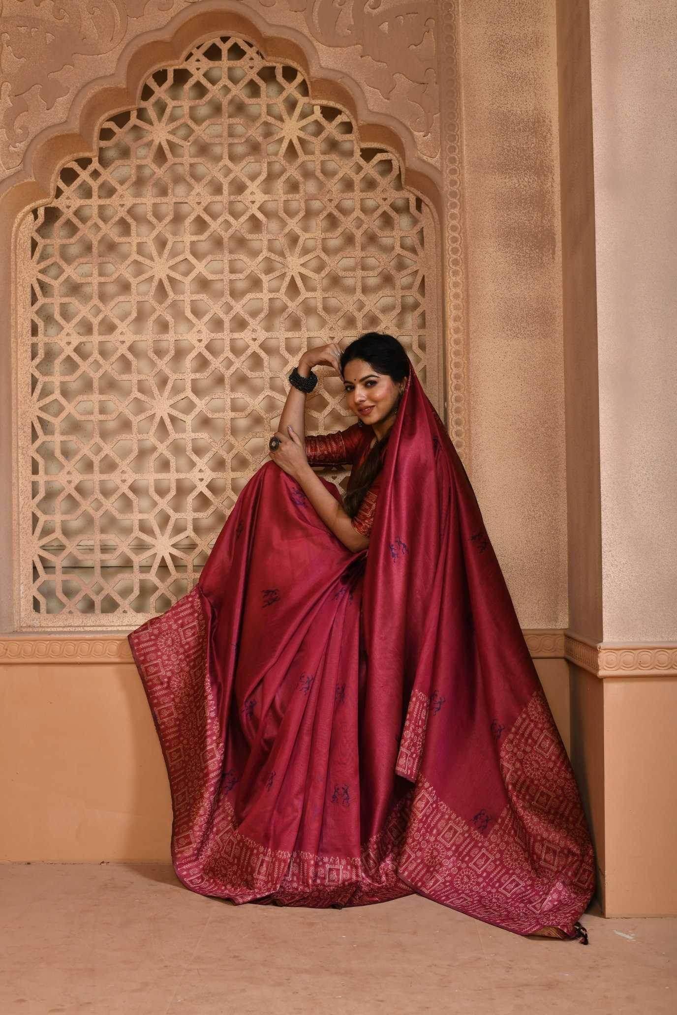 Silk Handloom Saree - MYLUXURY LANE ENTERPRISE