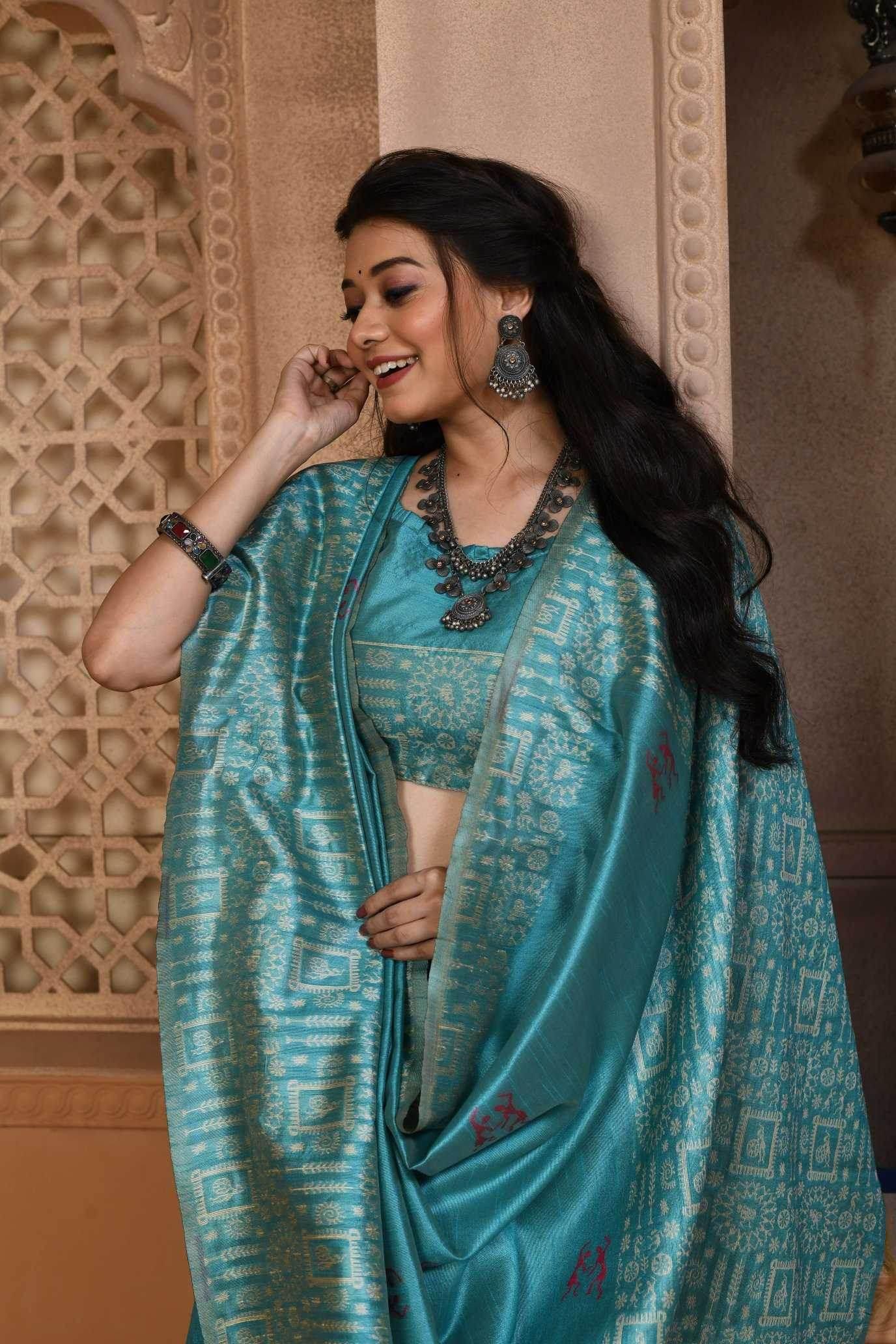 Silk Handloom Saree - MYLUXURY LANE ENTERPRISE
