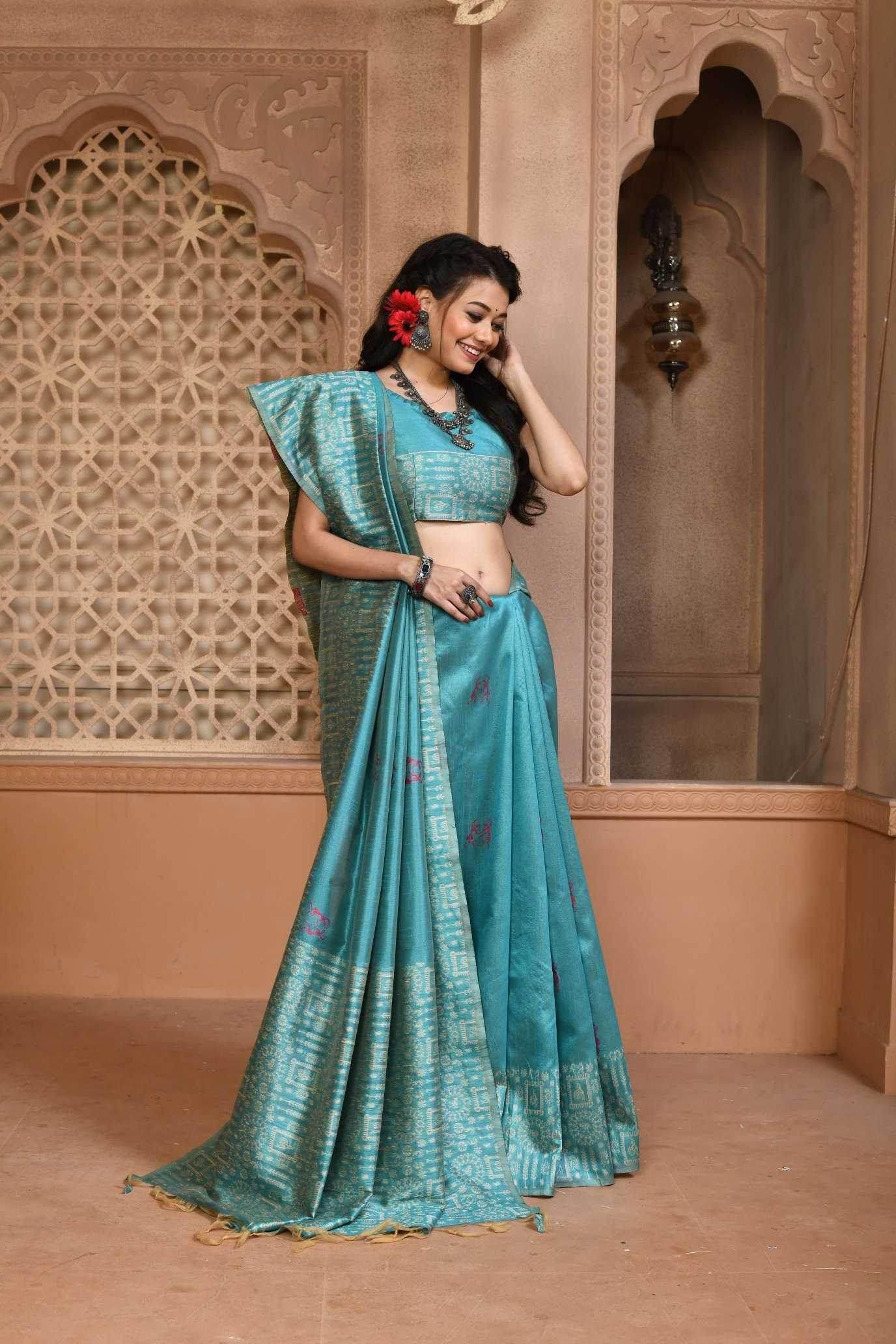 Silk Handloom Saree - MYLUXURY LANE ENTERPRISE