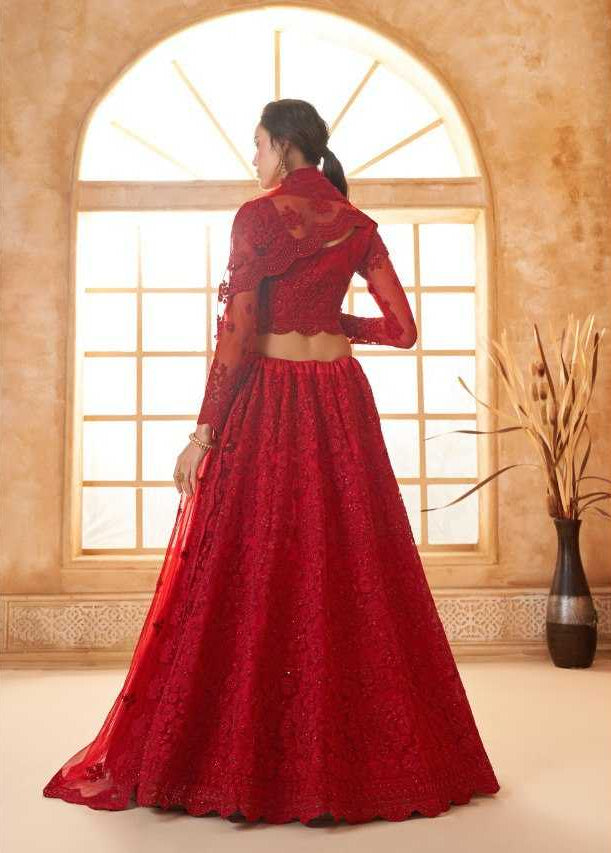 Banglori Silk Embroidered Sequins Lehenga