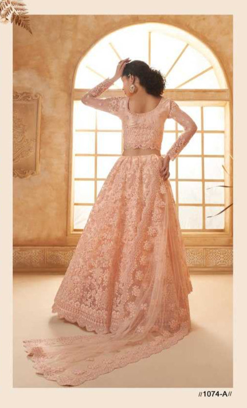 Banglori Silk Embroidered Sequins Lehenga