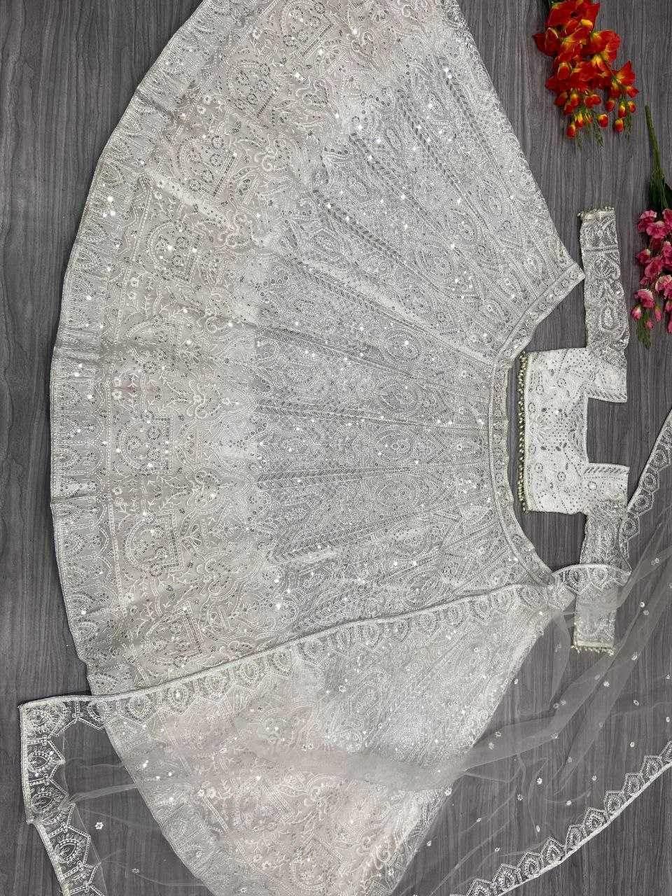 Butterfly Net Embroidered Sequins Cancan - MYLUXURY LANE ENTERPRISE