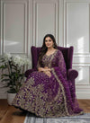 Butterfly Net Embroidered Lehenga - MYLUXURY LANE ENTERPRISE