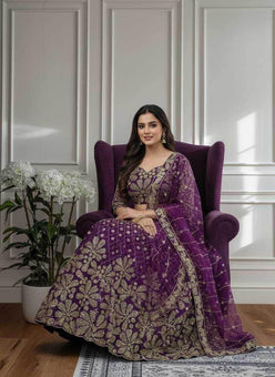Butterfly Net Embroidered Lehenga - MYLUXURY LANE ENTERPRISE