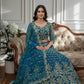 Butterfly Net Embroidered Lehenga - MYLUXURY LANE ENTERPRISE