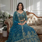 Butterfly Net Embroidered Lehenga - MYLUXURY LANE ENTERPRISE