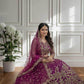 Butterfly Net Embroidered Lehenga - MYLUXURY LANE ENTERPRISE