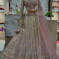 Butterfly Designer Embroidered Sequins Lehenga - MYLUXURY LANE ENTERPRISE