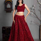 Butterfly Net Lehenga Choli Reception Outfit for Women - MYLUXURY LANE ENTERPRISE