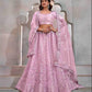 Butterfly Net Embroidered Lehenga Choli for Elegant Style - MYLUXURY LANE ENTERPRISE