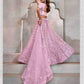 Butterfly Net Embroidered Lehenga Choli for Elegant Style - MYLUXURY LANE ENTERPRISE