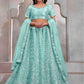 Butterfly Net Embroidered Lehenga Choli for Elegant Style - MYLUXURY LANE ENTERPRISE