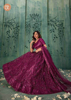 Embroidered Lehenga Net Lehenga Choli for Elegant Occasions - MYLUXURY LANE ENTERPRISE