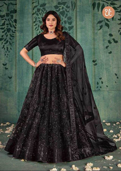 Embroidered Lehenga Net Lehenga Choli for Elegant Occasions - MYLUXURY LANE ENTERPRISE