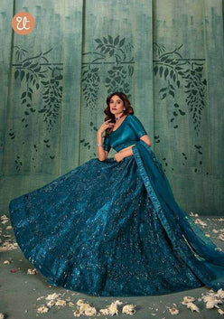 Embroidered Lehenga Net Lehenga Choli for Elegant Occasions - MYLUXURY LANE ENTERPRISE