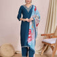 Chanderi Cotton Ladies Embroidery Suits - MYLUXURY LANE ENTERPRISE