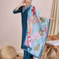 Chanderi Cotton Ladies Embroidery Suits - MYLUXURY LANE ENTERPRISE