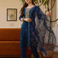 Chanderi Cotton  Embroidery Churidar Suits