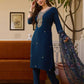 Chanderi Cotton  Embroidery Churidar Suits