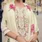 Chanderi Silk  Embroidery Party wear suit