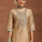 Chanderi Silk Embroidery Suit
