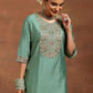 Chanderi Silk Embroidery Suit