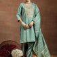 Chanderi Silk Embroidery Suit