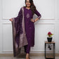 Chanderi Silk Ladies Embroidery Suits - MYLUXURY LANE ENTERPRISE