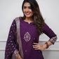Chanderi Silk Ladies Embroidery Suits - MYLUXURY LANE ENTERPRISE