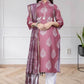 Chanderi Silk Ladies Printed Zari Suit - MYLUXURY LANE ENTERPRISE
