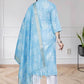 Chanderi Silk Ladies Printed Zari Suit - MYLUXURY LANE ENTERPRISE