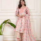 Chanderi Silk Suit - MYLUXURY LANE ENTERPRISE