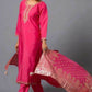 Chanderi Silk Ladies Suit - MYLUXURY LANE ENTERPRISE