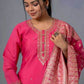 Chanderi Silk Ladies Suit - MYLUXURY LANE ENTERPRISE