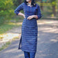 CHANDERI SILK MANSA WITH BOTTOM KURTI - MYLUXURY LANE ENTERPRISE