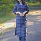 CHANDERI SILK MANSA WITH BOTTOM KURTI - MYLUXURY LANE ENTERPRISE