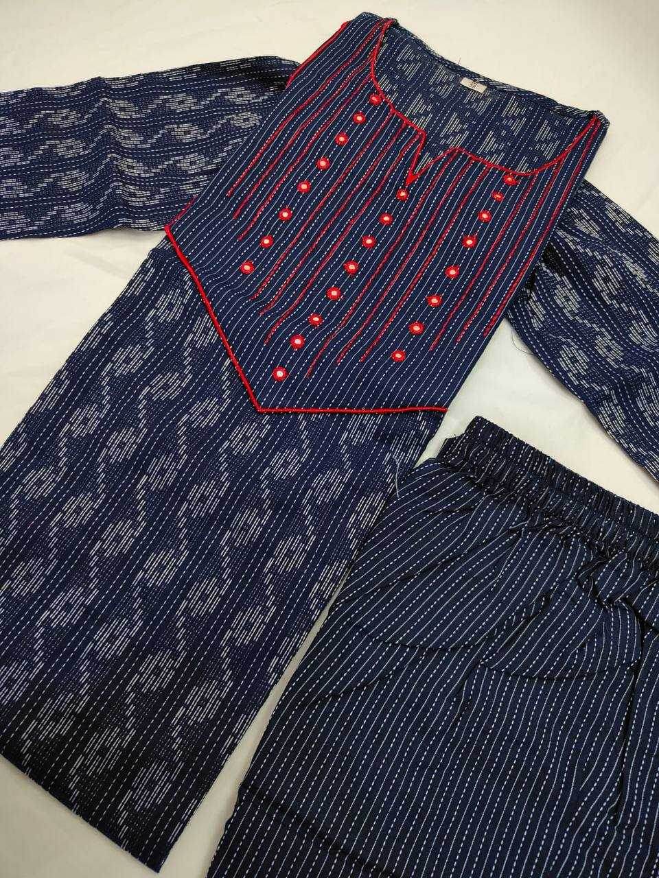 CHANDERI SILK MANSA WITH BOTTOM KURTI - MYLUXURY LANE ENTERPRISE