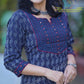 CHANDERI SILK MANSA WITH BOTTOM KURTI - MYLUXURY LANE ENTERPRISE