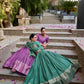 Elegant Chanderi Silk Work Lehenga for Special Occasions - MYLUXURY LANE ENTERPRISE