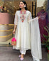Chanderi Silk Kurti Bottom With Dupatta - MYLUXURY LANE ENTERPRISE