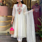 Chanderi Silk Kurti Bottom With Dupatta - MYLUXURY LANE ENTERPRISE